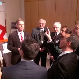 The Consuls meet before the presentation starts